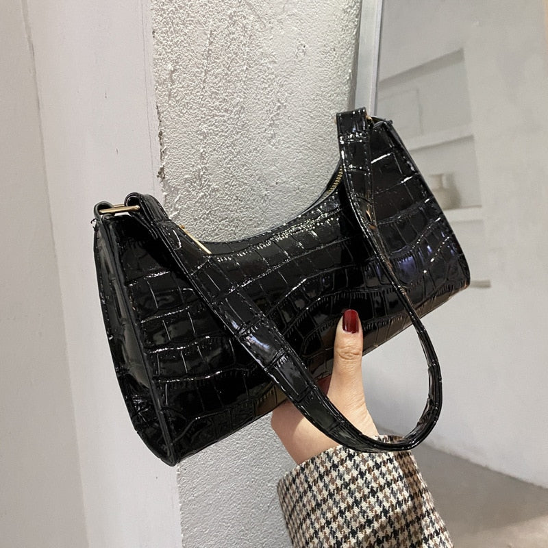 Fashion Exquisite Shopping Bag Retro Casual Women Totes Shoulder Bags Female Leather Solid Color Chain Handbag for Women 2022