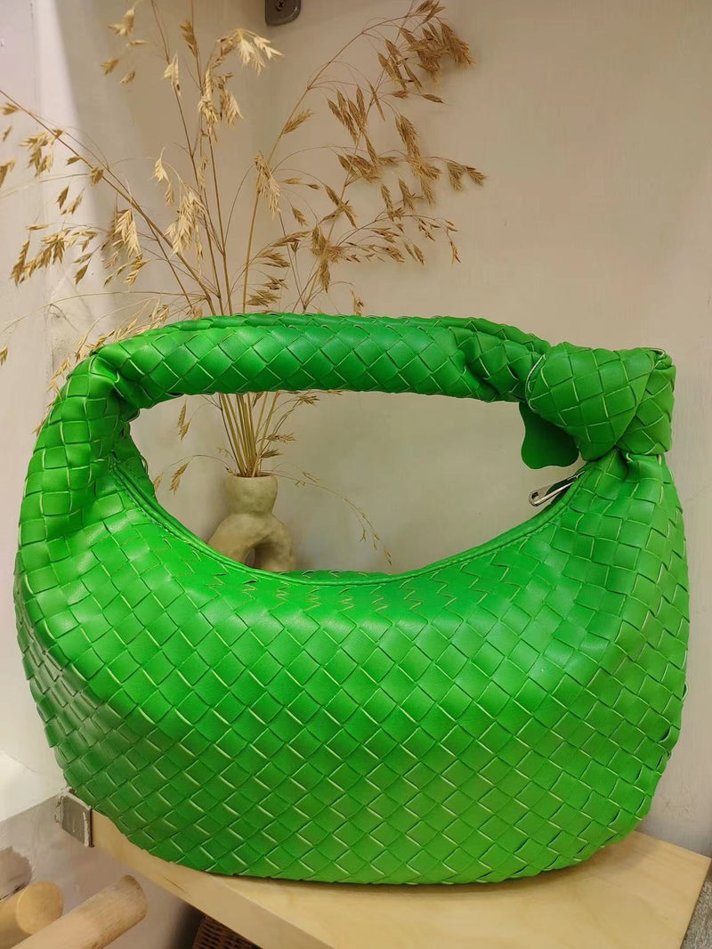 2022 Fashion woven bag luxury designer handbag brand women tote bag lady shoulder bags PU spring bags leather casual handbag