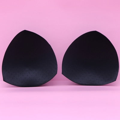 6pcs/3pair Sponge Bra Pads Push Up Breast Enhancer Removeable Bra Padding Inserts Cups for Swimsuit Bikini Padding Intimates