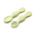 Baby Meal Spoon Set Food Grade Silicone Sticky Spoon Children Sticky Spoon Soup Spoon Fruit Color Silicone Training Spoon