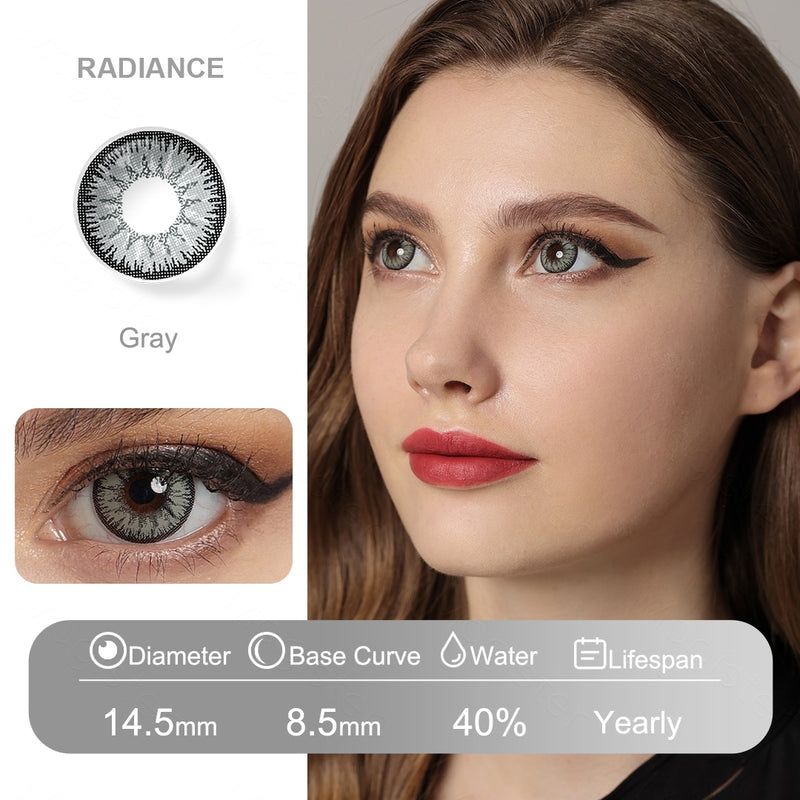 1pair(2pcs) Color Contact Lenses For Eyes Anime Cosplay Colored Lenses Blue Red Multicolored Lenses Contact Lens Beauty Pupils