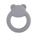 1pc Baby Teether Silicone Bracelet BPA Free  Cute Animal Silicone Pendant Wood Ring  Teething Rattle for Baby Accessories Toys