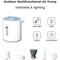 FLEXTAILGEAR Tiny Pump Portable Air Pump Camping Equip Compressor Quick Inflate Deflate Rechargeable for Hiking/Float/Air Bed