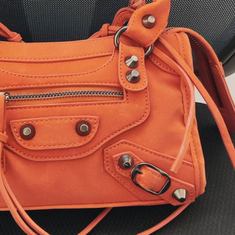 Girl Shoulder Bags Black Hand Bags New Arrival Mini Small Motorcycle Bags Crossbody for Women Soft Pu Leather Brand Handbag lady
