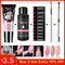 5PCS Poly Extention Gel Set Nail Art French Nail Art Clear Camouflage Color Nail Tip Form Crystal Nail Gel Slice Brush Nail Gel