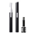 Electric Eyebrow Trimmer Razor Brow Shaping Portable Shaving with Duals Cutter Head Design Washable Hair Trimmer Razor Tools
