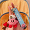 Fashion Star Kirby Plush Toys Keychain Chilkdren Toy Cute Pink Kirby Keychain Car Pendant Key Chain Woemen Keychains Toys Gifts