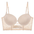 Backless Bra Invisible Bralette Lace Wedding Bras Low Back Underwear Push Up Brassiere Women Seamless Lingerie Sexy Corset BH