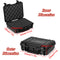 9 Sizes Plastic Safety Equipment Case Waterproof Hard Carry Tool Case Bag Storage Box Camera Photography with Sponge for Tools