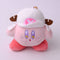 Kirby Keychain Kawaii 12Cm Cartoon Pink Star Keyring Soft Stuffed Plush Toys Cute Gifts Plushies For Girls Friends Childrens