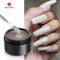 MSHARE 10ml Milky White Builder Nail Extension Gel Self leveling Nails Quick Building Clear Pink Nail Tips UV Led Gel Soak Off