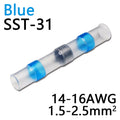 5/10/20/30/50pcs Solder Seal Wire Connectors 3:1 Heat Shrink Insulated Electrical Wire Terminals Butt Splice Waterproof