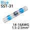 5/10/20/30/50pcs Solder Seal Wire Connectors 3:1 Heat Shrink Insulated Electrical Wire Terminals Butt Splice Waterproof
