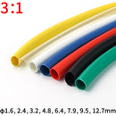 1.6/2.4/3.2/4.8/6.4/7.9/9.5/12.7mm Dual Wall Heat Shrink Tube Thick Glue 3:1 ratio Shrinkable Tube Adhesive Lined Wrap Wire Kit