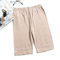 Women&#39;s Cycling Shorts Thin Fitness Casual High Waist Biker Short Summer Slim Knee-Length Bottoms Breathable Shorts Streetwear