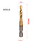 1/6Pcs Tap Drill Bit Set Hex Shank Titanium Plated HSS Screw Thread Bit Screw Machine Compound Tap M3 M4 M5 M6 M8 M10 Hand Tools