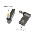 100W USB Type C to Dc Power Jack Connector USB C to Universal Laptop Power Adapter Plug Converter for Asus Dell Lenovo Notebook