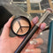 3-Color Concealer Palette Moisturize Long Lasting Cover Dark Circles Acne Pores Cream Shading Highlighter Face Makeup Cometics