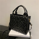 2022 New Spring Women Shoulder Bag Trendy Plaid Pu Leather Crossbody Bags Fashion Ladies Handbags Brand Designer Top Handle Bag