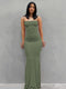 BOOFEENAA Strap Backless Long Maxi Dresses Party Club Vacation Outfits for Women Sexy Casual Summer Dress 2022 Wholesale C85CZ24