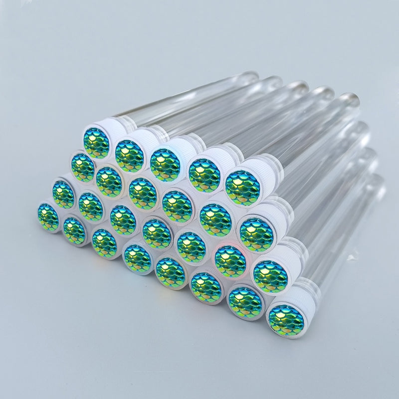 50pcs Reusable Eyelash Brush Tube Eye Lash Brush Eyebrow Brush Resin Drill Replaceable Mascara Wand Brushes Dust-proof