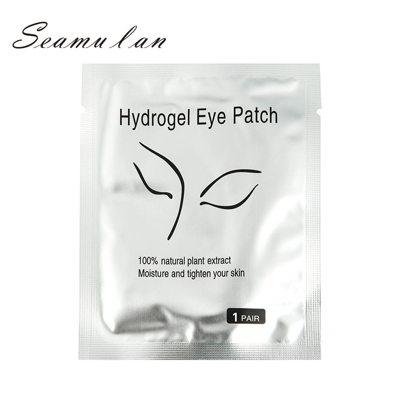 50Pairs/Lots Eyelash Extension Eye Patches Makeup Gel Pad Eyelashes Under Eye Pads Eyelash Patches Stickers Pads For Extension