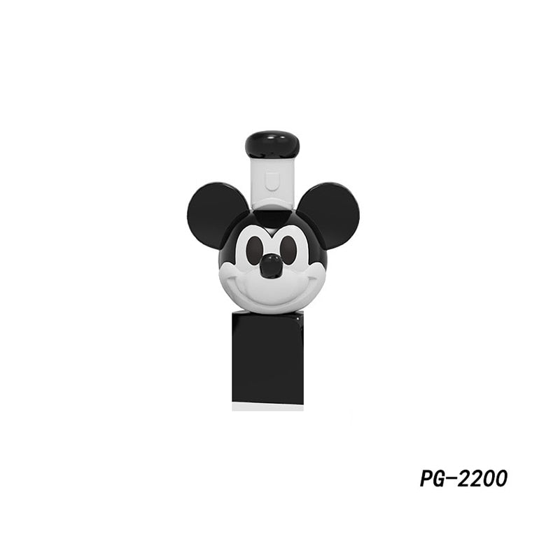 Disney Mini Action Toy Figures Building Blocks Cartoon dolls Toy Story Mickey Mouse Winnie The Pooh Frozen Stitch Donald Duck
