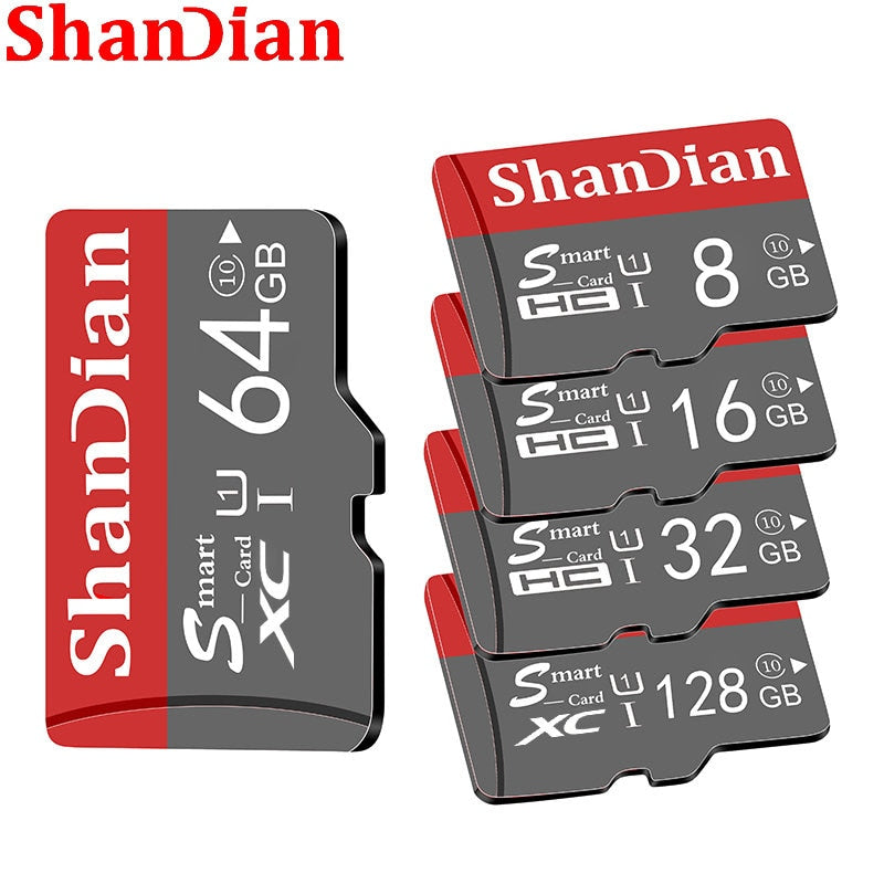 ShanDian Original Smart High quality 64GB Class 10 Memory Card SmartSD 16GB 32GB TF Card SmartSDHC/SDXC for Smartphone/Tablet PC