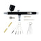 Airbrush Tool Dual Action Gravity Feed 0.3mm Nozzle Spray Gun Cake Decorating Brushes For Nail Manicure With Wrench Straw