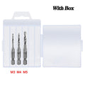 1/6Pcs Tap Drill Bit Set Hex Shank Titanium Plated HSS Screw Thread Bit Screw Machine Compound Tap M3 M4 M5 M6 M8 M10 Hand Tools