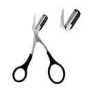 1 Pcs 3 Colors Eyebrow Trimmer Scissors with Comb Eyelash Hair Scissors Stainless Steel Eyebrow Razor Grooming Wenkbrauw Trimmer