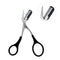 1 Pcs 3 Colors Eyebrow Trimmer Scissors with Comb Eyelash Hair Scissors Stainless Steel Eyebrow Razor Grooming Wenkbrauw Trimmer