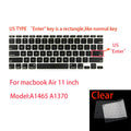 Keyboard cover for Apple Macbook pro13/16/15 Air13 inch All series Laptop silicone Case Clear Protector Skin A2442 A2337 EU/US