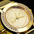 2022 Hot Sale European Fashion Watch Women Luxury Brand DQG Quartz Watch Reloj Mujer Casual Stainless Steel Ladies Clock