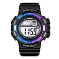 Cool Luminous Men Sport Watch High-end Silicone Strap Military Wrist Watch Led Calendar Waterproof Digital Watch reloj de hombre