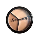3-Color Concealer Palette Moisturize Long Lasting Cover Dark Circles Acne Pores Cream Shading Highlighter Face Makeup Cometics