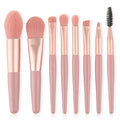 8Pcs Mini Travel Women Makeup Brushes Set Portable Soft Concealer Brush Beauty Foundation Eye Shadow Tool Eyelash Brush With Bag