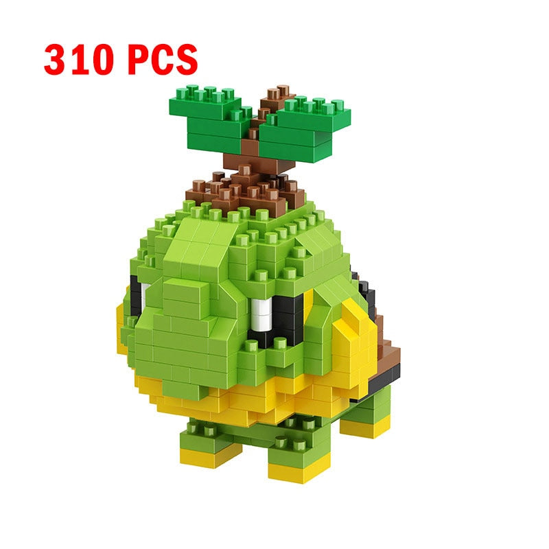 Pokemon Small Building Pokemon Blocks Small Cartoon Picachu Animal Model Education Game Graphics Pokemon Toys For Kids Birthday