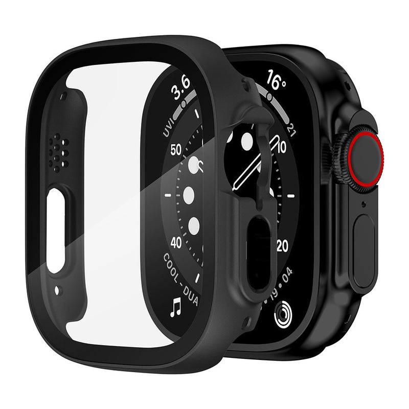 Glass+Case For Apple Watch Ultra 49mm band smartwatch PC Bumper+Screen Protector Tempered Cover iwatch series Ultra Accessories