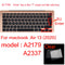 Keyboard cover for Apple Macbook pro13/16/15 Air13 inch All series Laptop silicone Case Clear Protector Skin A2442 A2337 EU/US