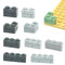 Thick Wall Figures Bricks Compatible 98283 15533 DIY 1x2 1x3 1x4 1+2 Dots Building Blocks Educational House Contruction Toys