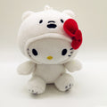 Sanrio 10cm Kuromi My Melody KT Cat PC Dog Hello Kitty Keychain  Anime Plush Figure Pendant Accessories Cute Animals Toys