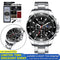 100%Original WISHDOIT Watch for Men TOP Brand Waterproof Sports Stainless Steel Chronograph 2021New Fashion Luxury Wristwatches