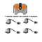 Technical Motor Parts Multi Power Functions 8293 8883 Tool Servo Train Motor PF Model Sets Building Blocks Compatible All Brands