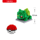 Pokemon Small Building Pokemon Blocks Small Cartoon Picachu Animal Model Education Game Graphics Pokemon Toys For Kids Birthday
