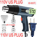 2000W LCD/NO LCD Heat Gun Variable Temperature Advanced Electric Hot Air Gun Power Tool Hair dryer for soldering Thermoregulator