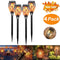 12LED Solar Garden Light Flickering LED Landscape Light IP65 Waterproof Lawn Lamp Path Lighting Solar Outdoor Light