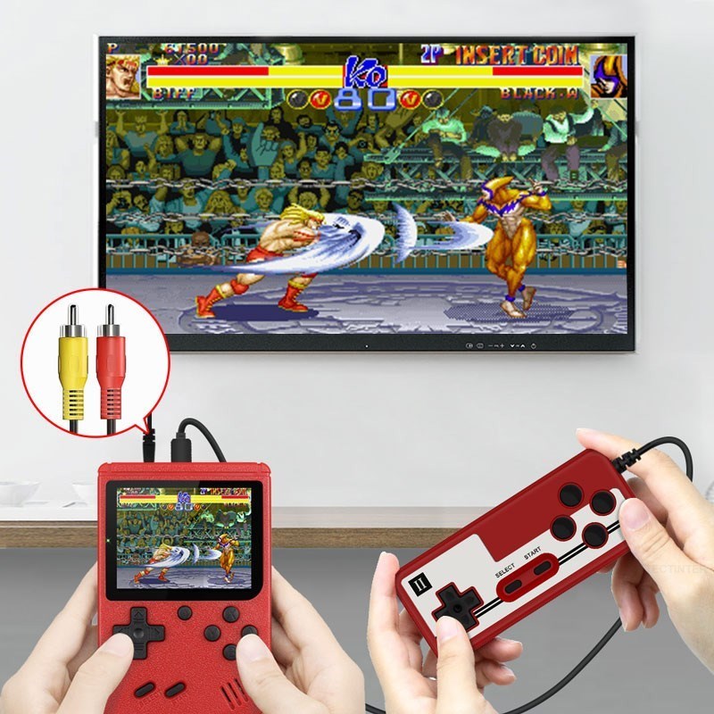 800 IN 1 Retro Video Game Console Handheld Game Player Portable Pocket TV Game Console AV Out Mini Handheld Player for Kids Gift