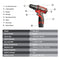 WOSAI 12V Max Electric Screwdriver Cordless Drill Mini Wireless Power Driver DC Lithium-Ion Battery 3/8-Inch 2-Speed