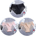 3Pcs/Lot Lace Women&#39;s Panties Sets Ice Silk Seamless Underwear Female Transparent  Briefs Mid-Rise Lady Panty Woman Lingerie
